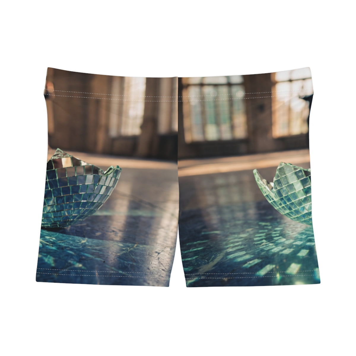 Women's Shorts - Shattered Disco Reflections | Echovira...