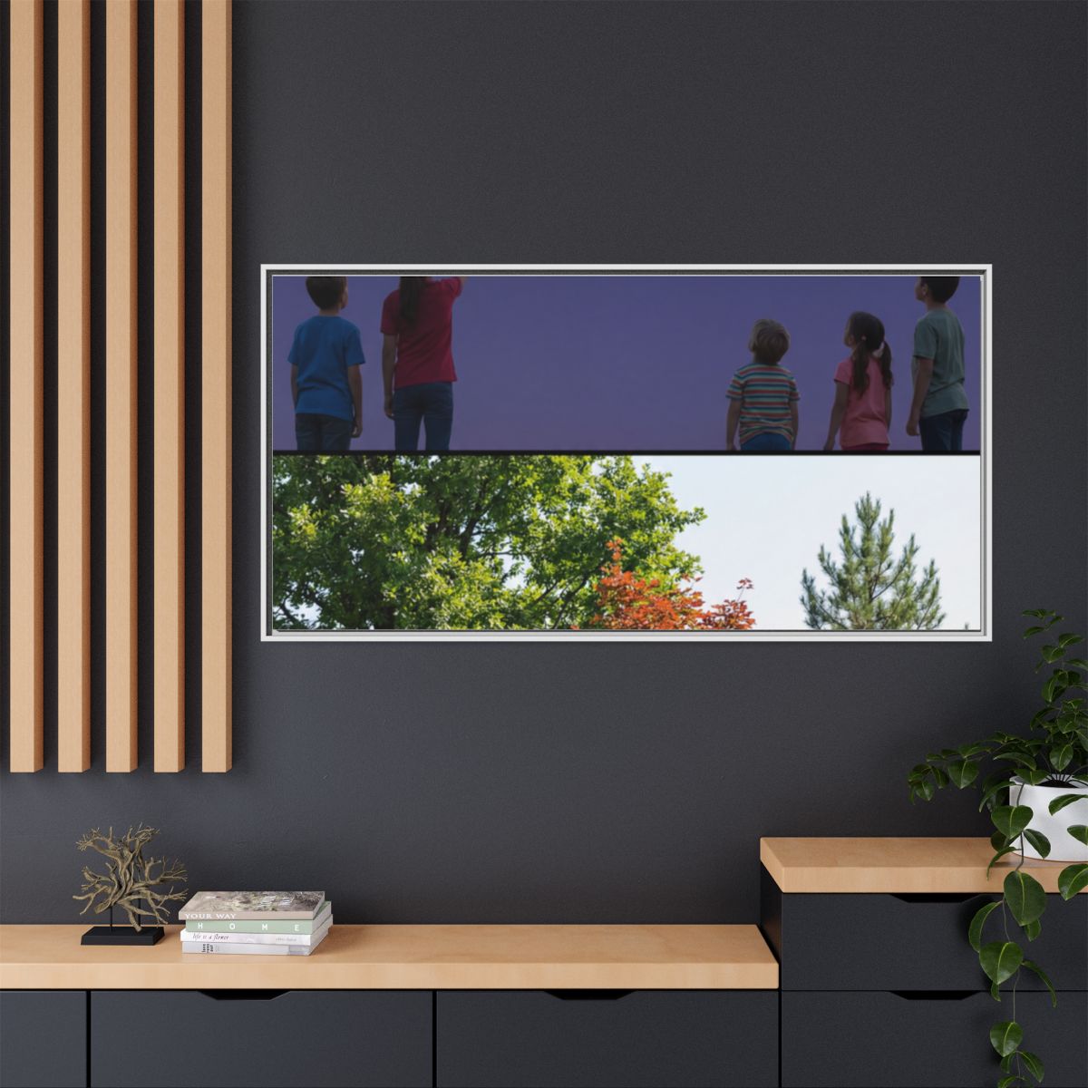 Framed Matte Canvas - Discovery — White / 1.25"