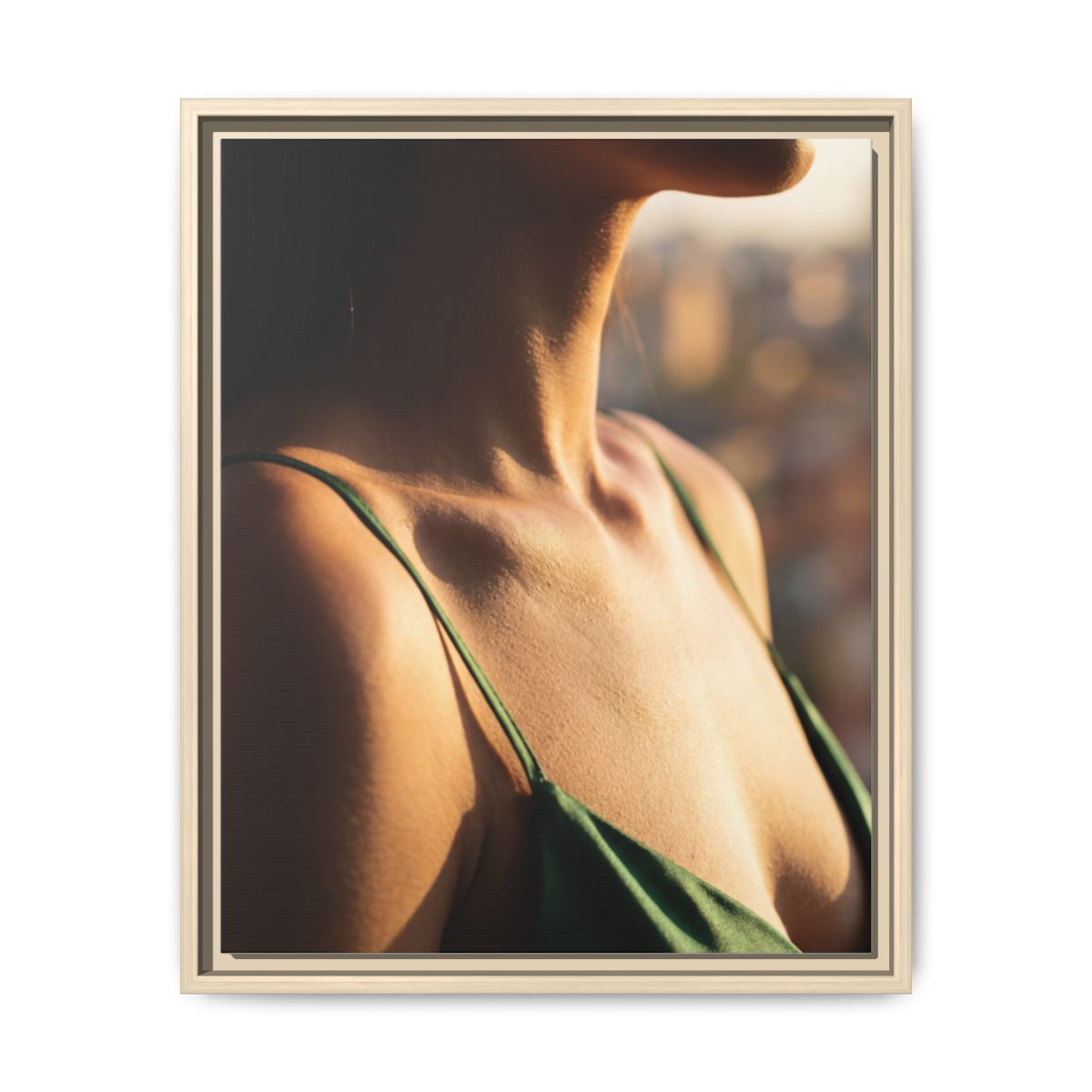 Framed Matte Canvas - Sunlit Muse