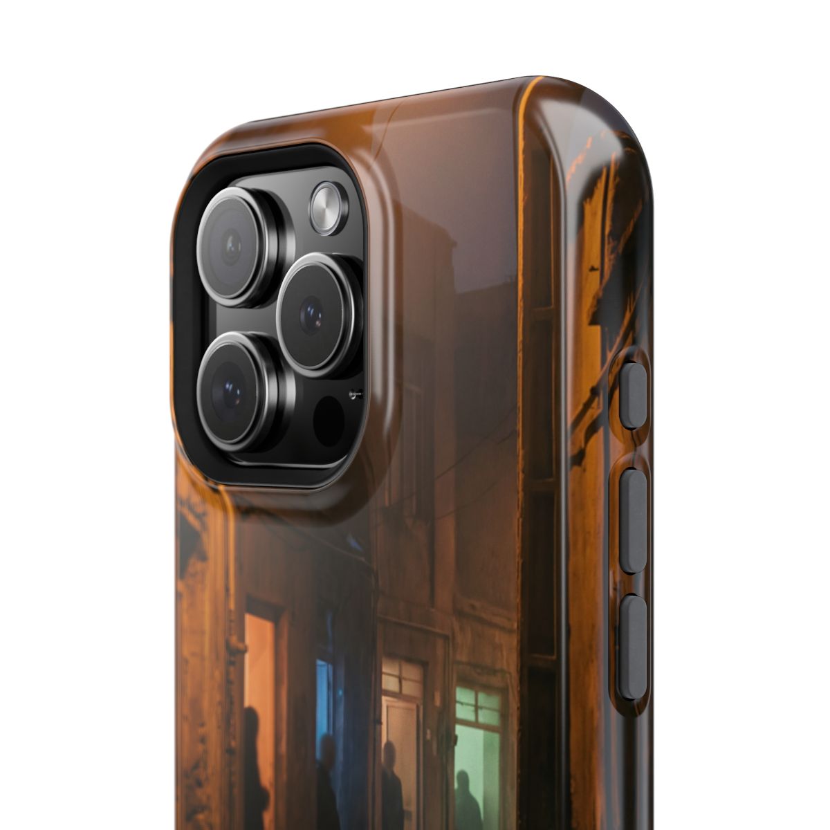 Impact-Resistant Apple iPhone Cases - Shadows of the City | iPhone 17 Pro Max, 17 Pro, 17 Air & More