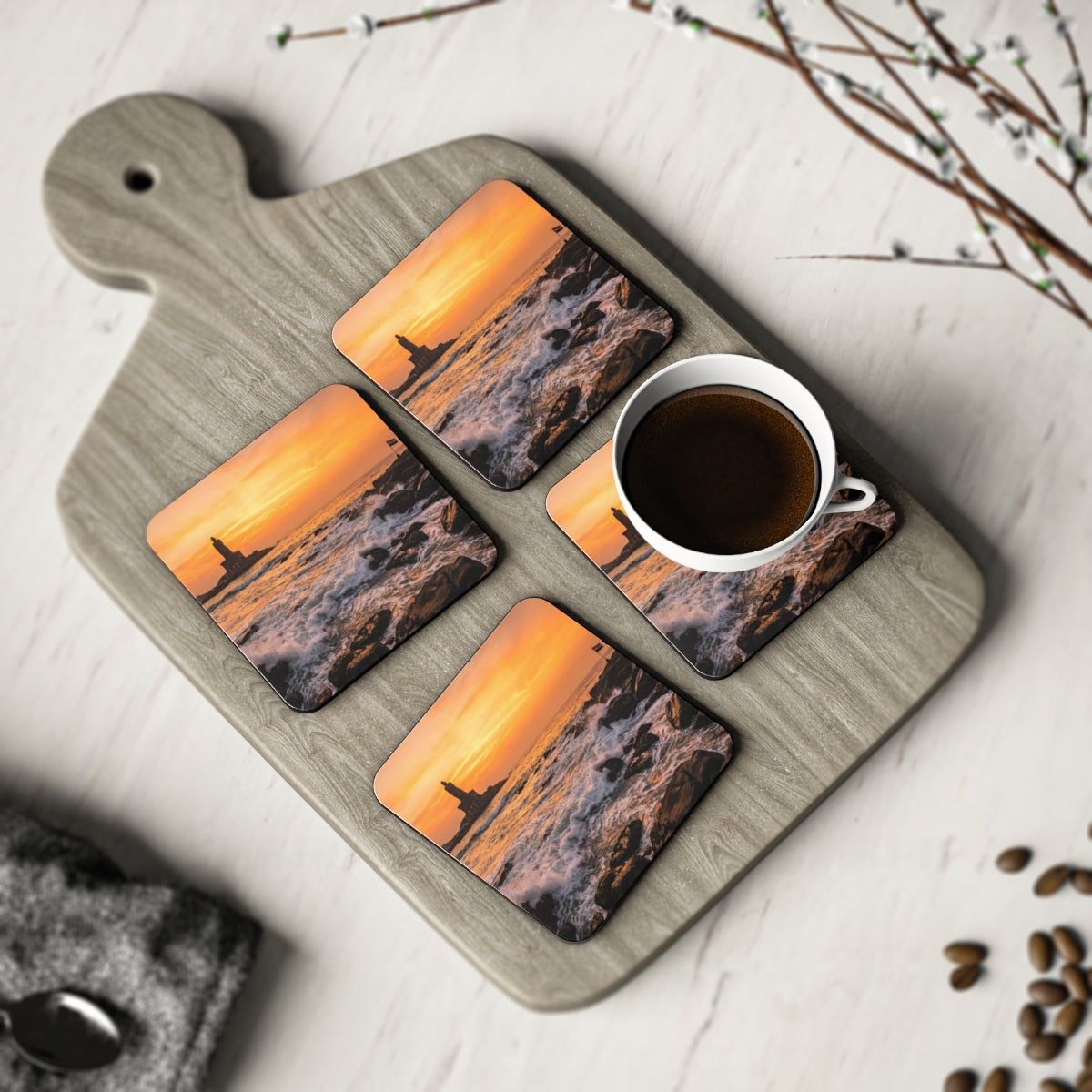 Drink Coasters - Golden Hour Coast