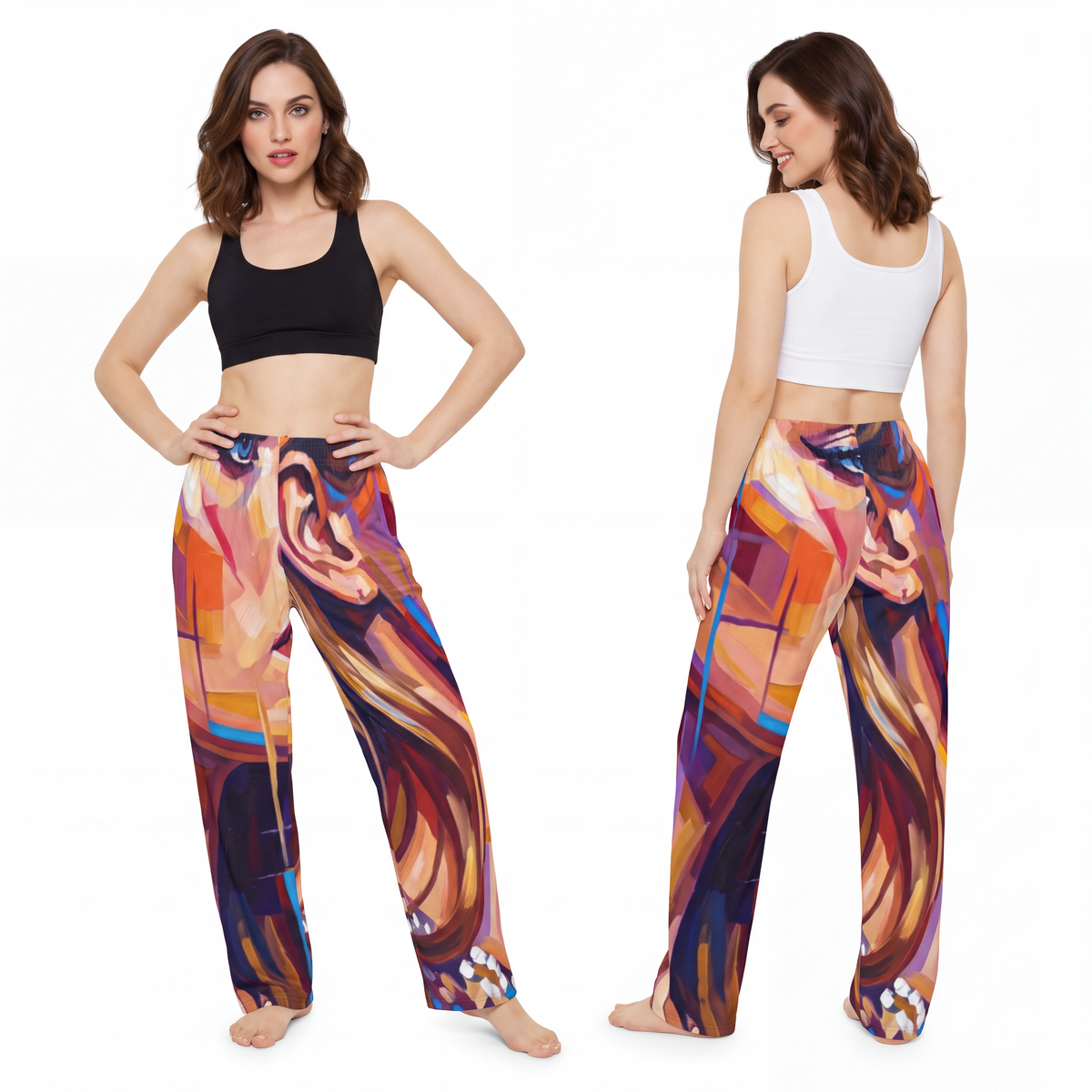 Women's Pajama Pants - Shattered Elegance | Echovira Gallery