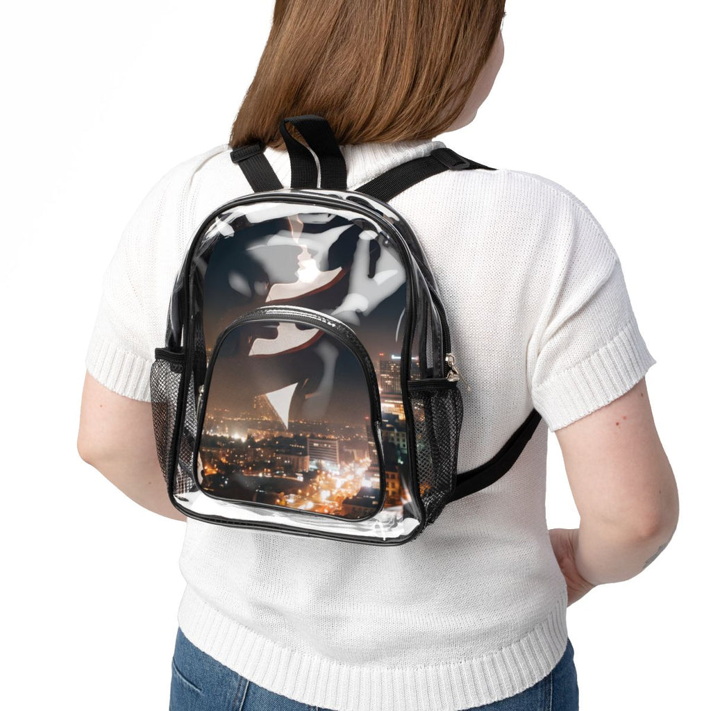 Clear Stadium Backpack - Midnight Lights | Echovira Gallery
