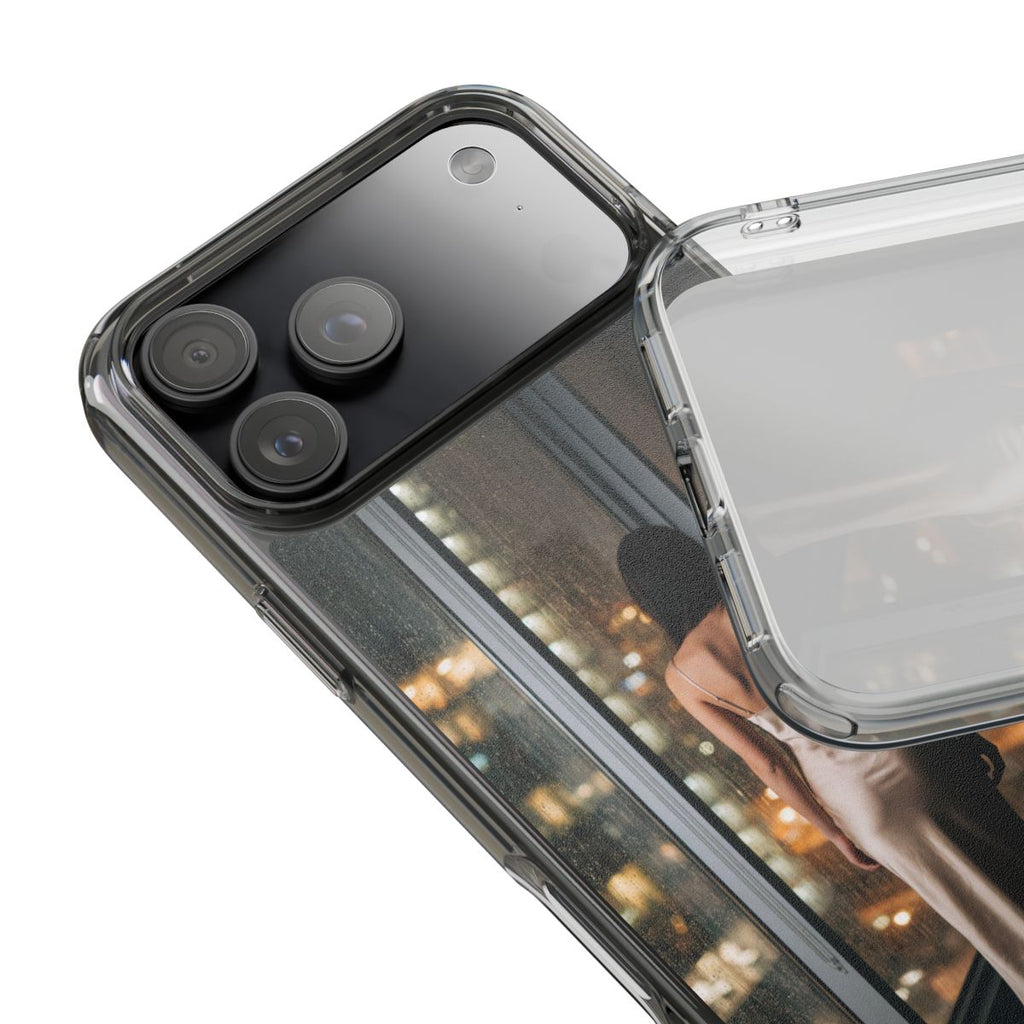 Clear Impact-Resistant Cases - Clear Phone Case - Rainy Mood...