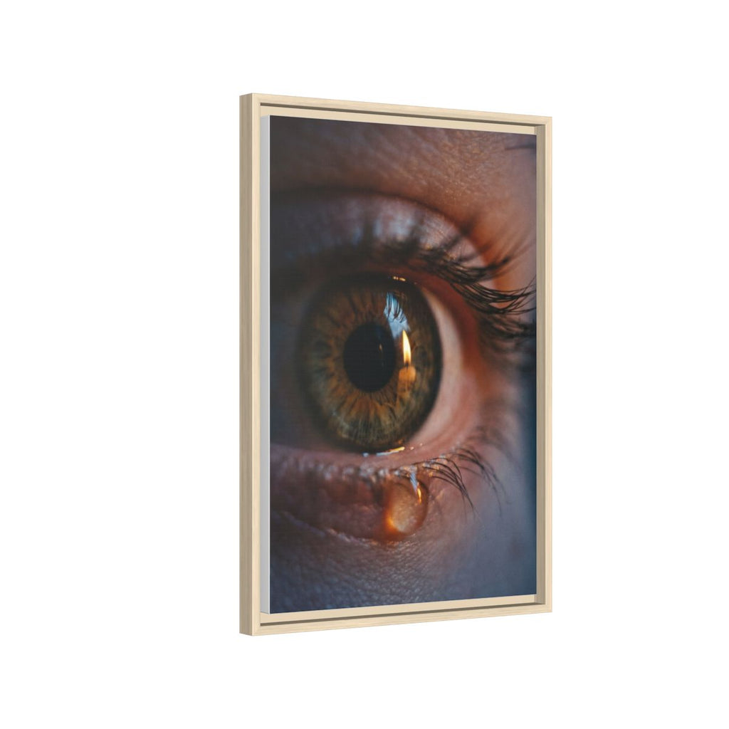 Matte Canvas, Framed - Luminous Tear