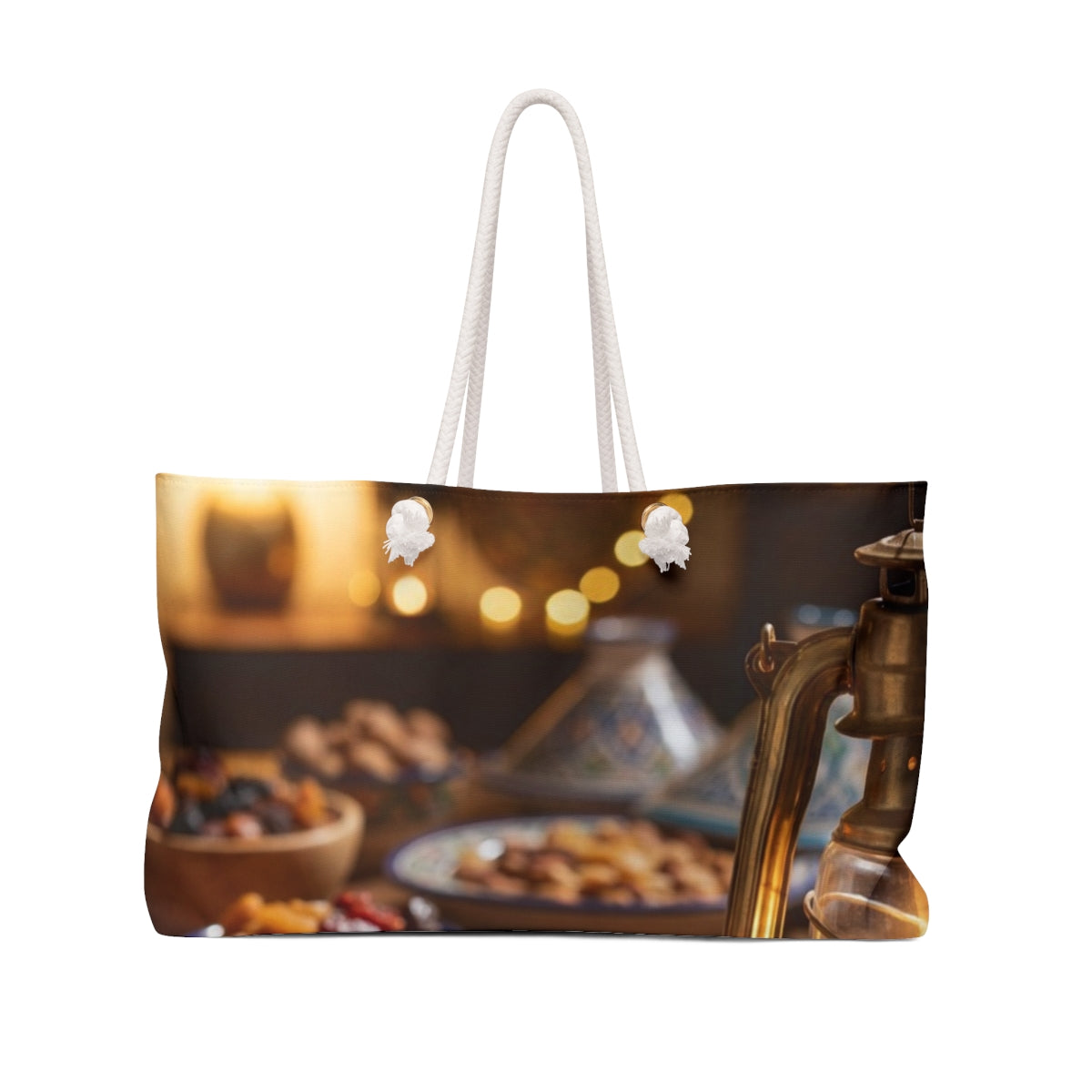 Weekender Bag - Golden Hour Feast Vintage Still Life Art |...