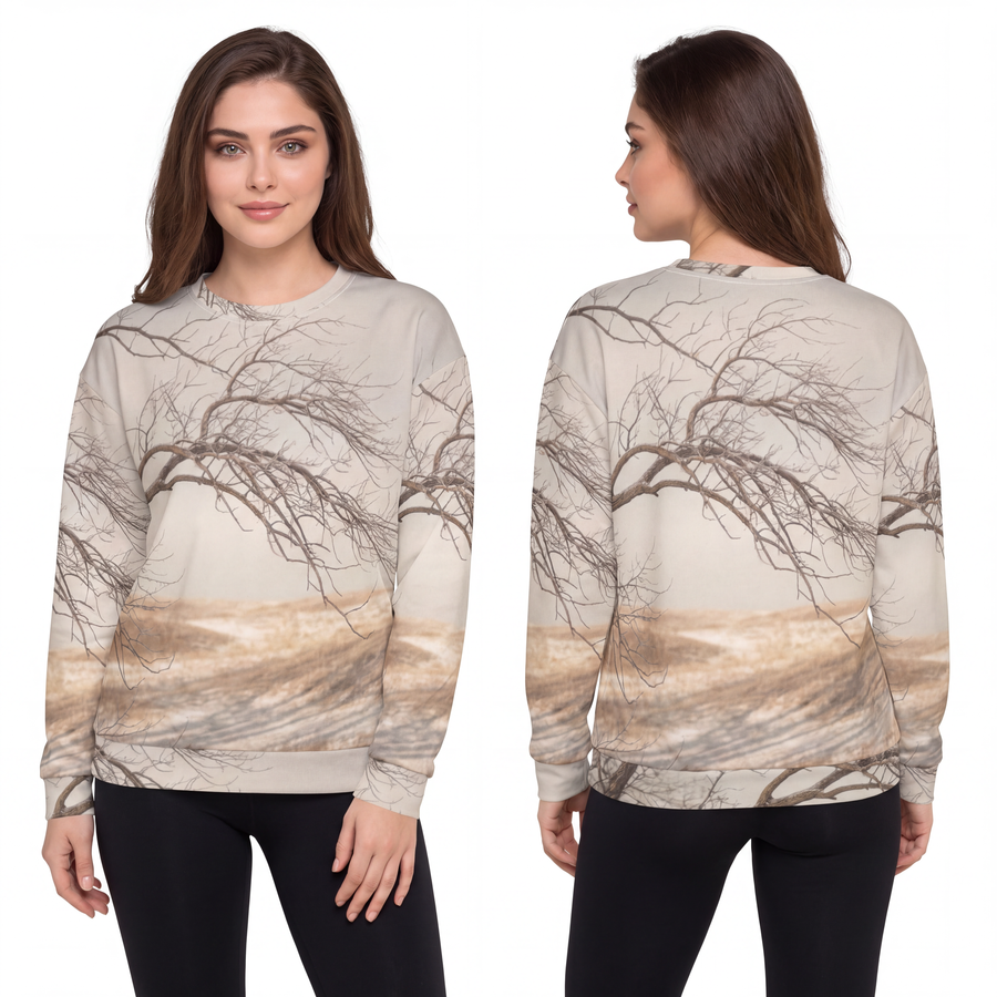 Unisex Sweatshirt - Winter Branch Solitude Landscape