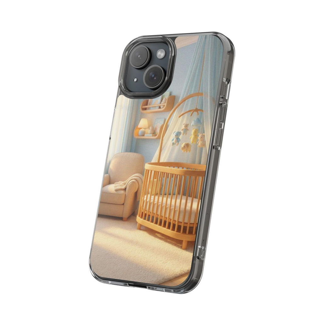 Clear Impact-Resistant Cases - Soft Blue Clear Phone Case...