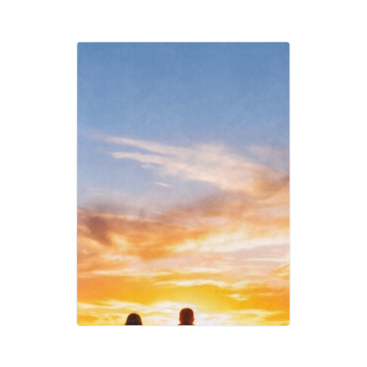 Velveteen Microfiber Blanket - Sunset | Echovira Gallery