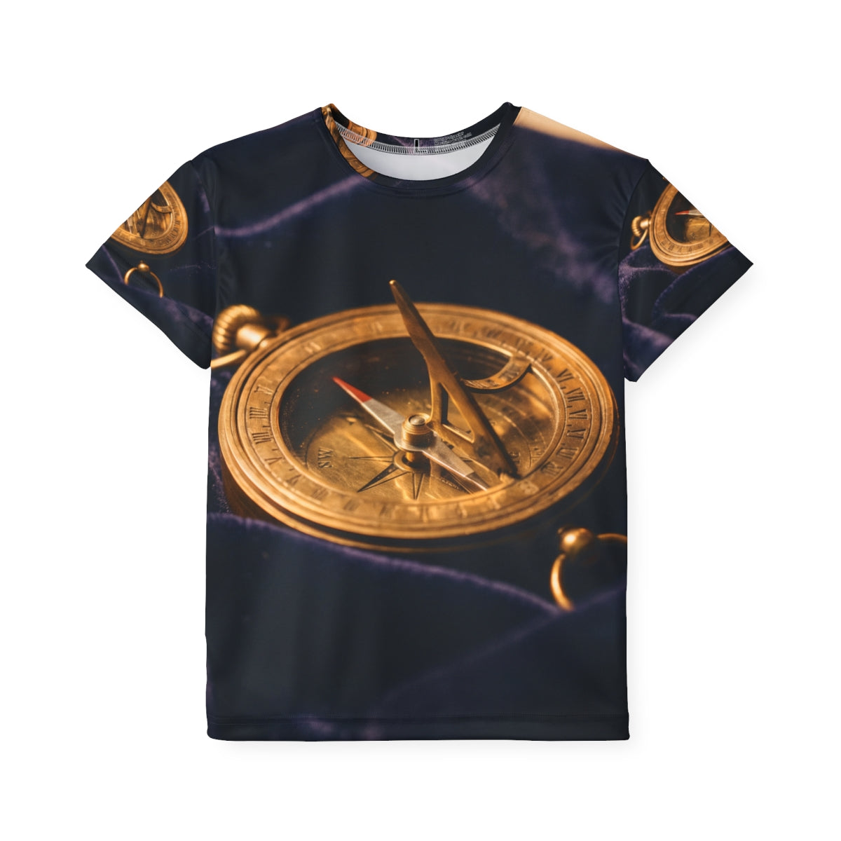 Kids Sports Jersey with Vintage Brass Sundial