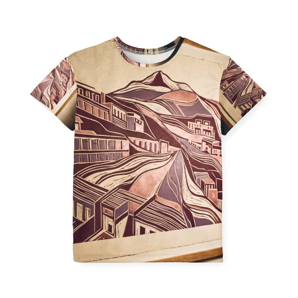 Kids Sports Jersey Mountain Village Art