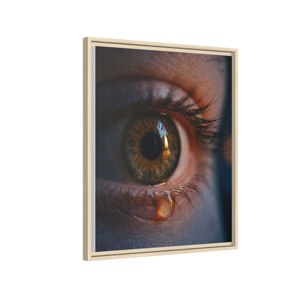 Matte Canvas, Framed - Luminous Tear