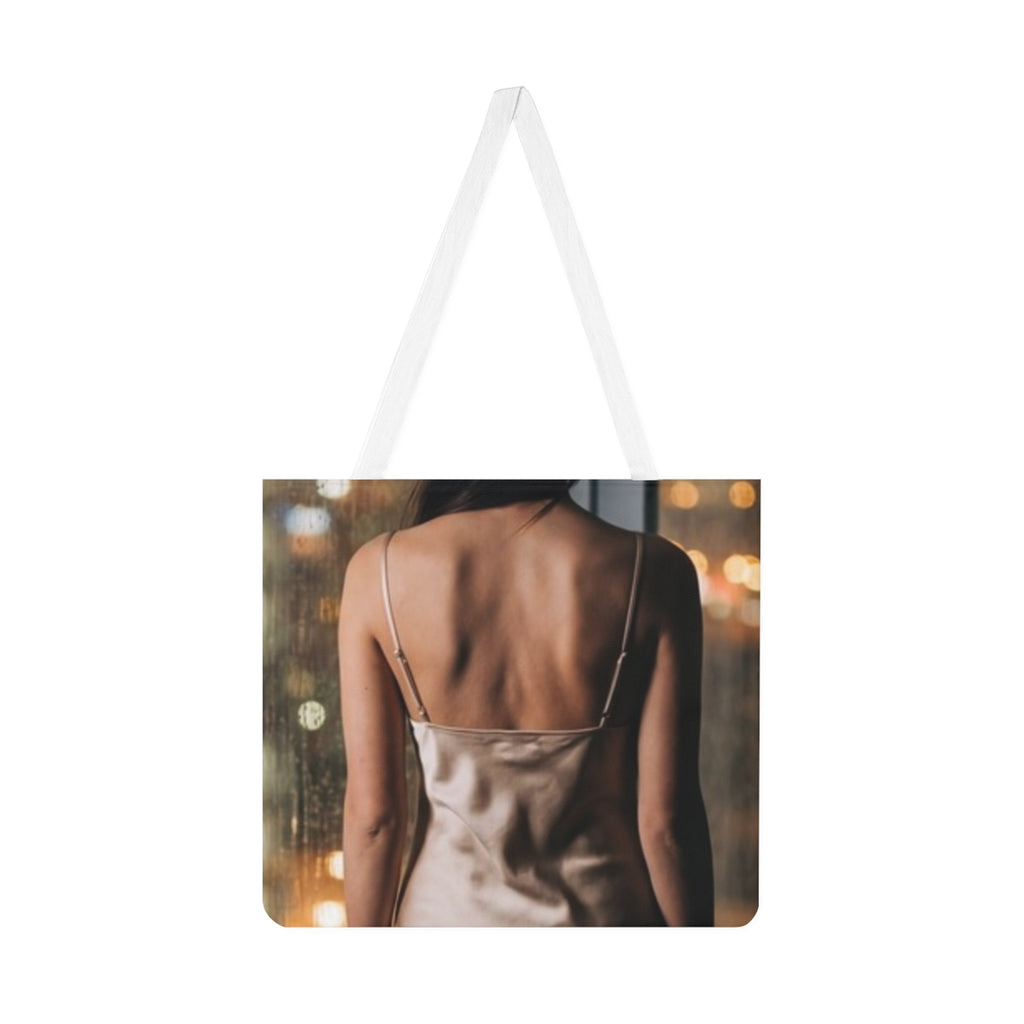 Shoulder Tote Bag - Rainscape Silhouette | Echovira Gallery
