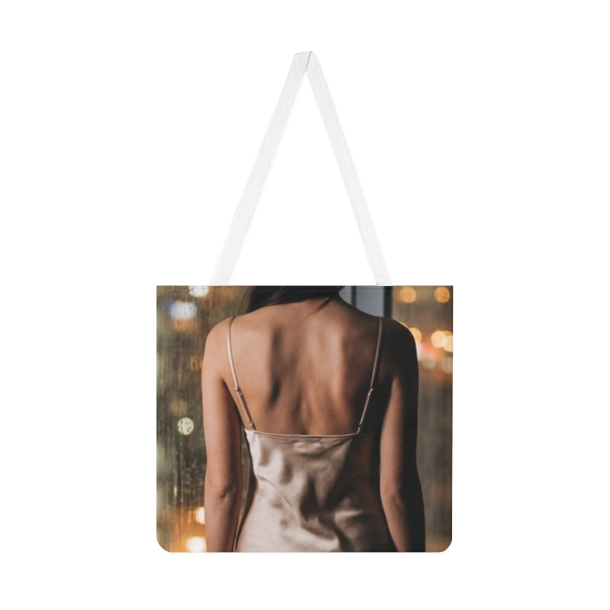 Shoulder Tote Bag - Rainscape Silhouette | Echovira Gallery