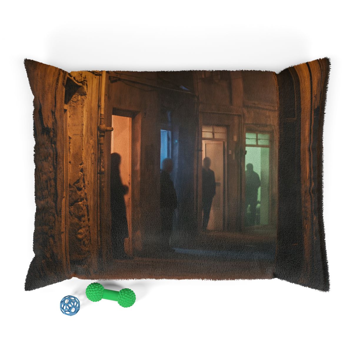 Pet Bed - Shadowed Alleyway Mystery Art Print | Echovira...