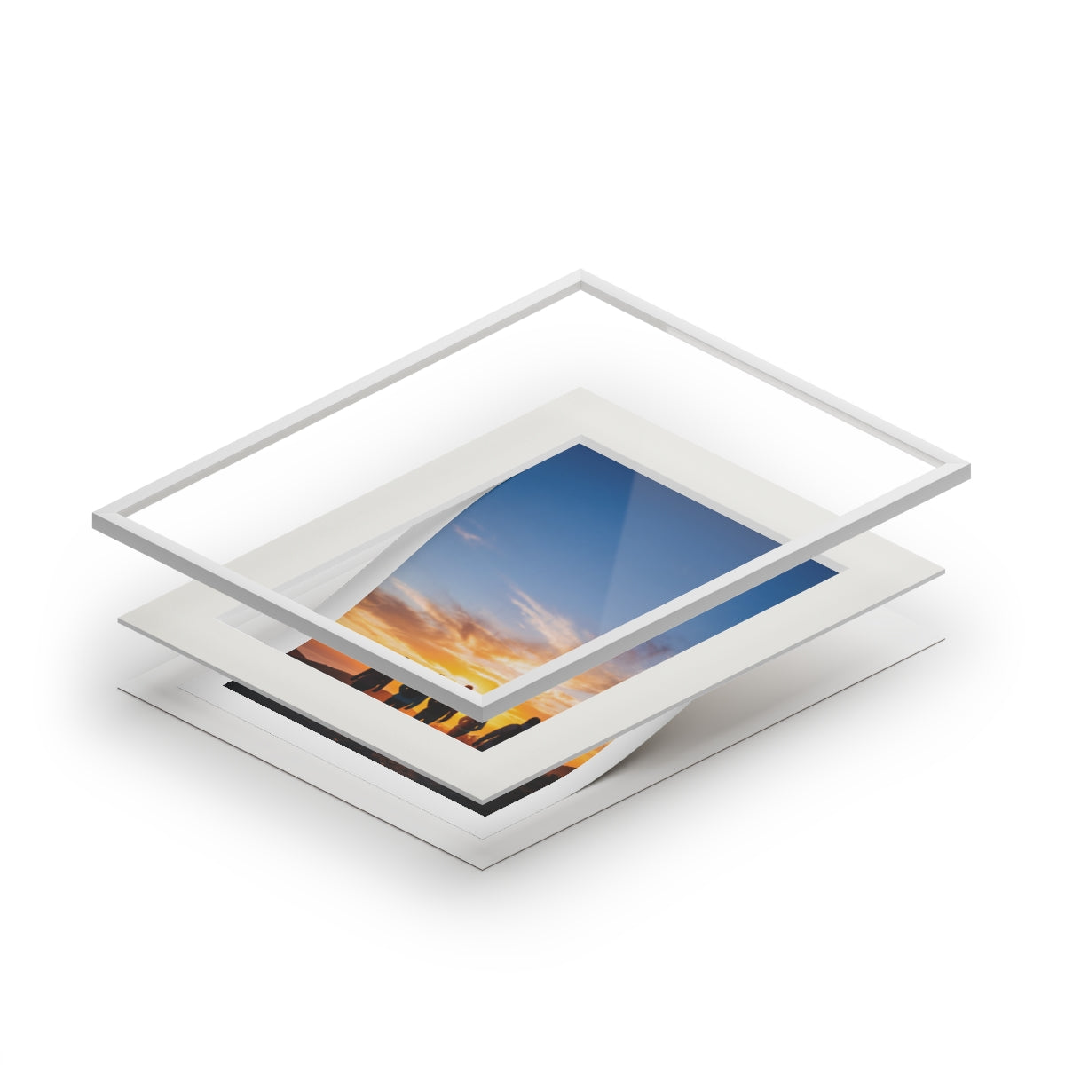 Fine Art Print - Framed Golden Hour Hike