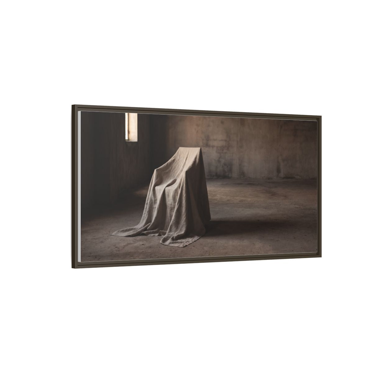 Matte Canvas, Framed - Wabi-Sabi Room — Espresso / 1.25"