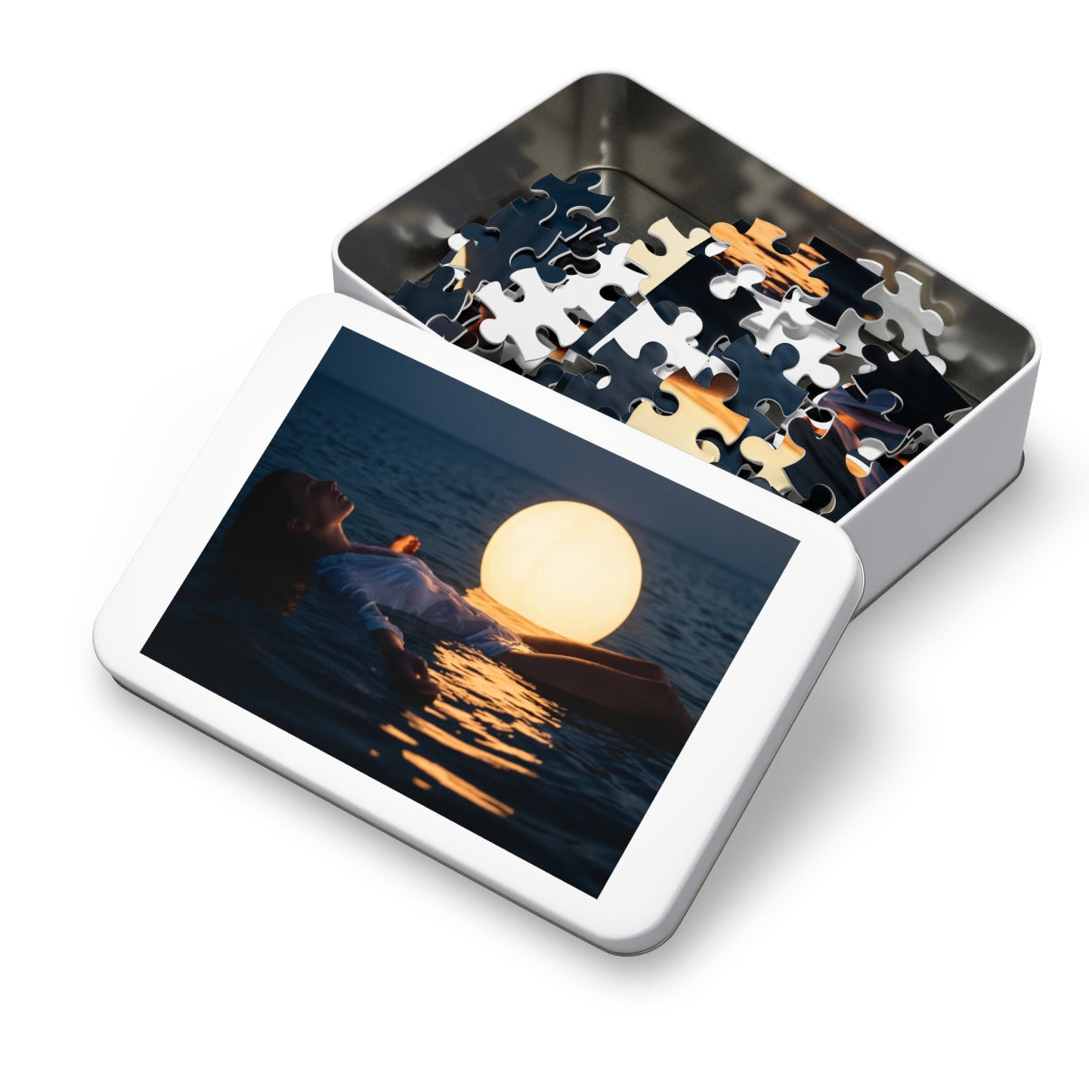 Jigsaw Puzzle with Tin - Luminous Waters (30, 110, 252, 500...