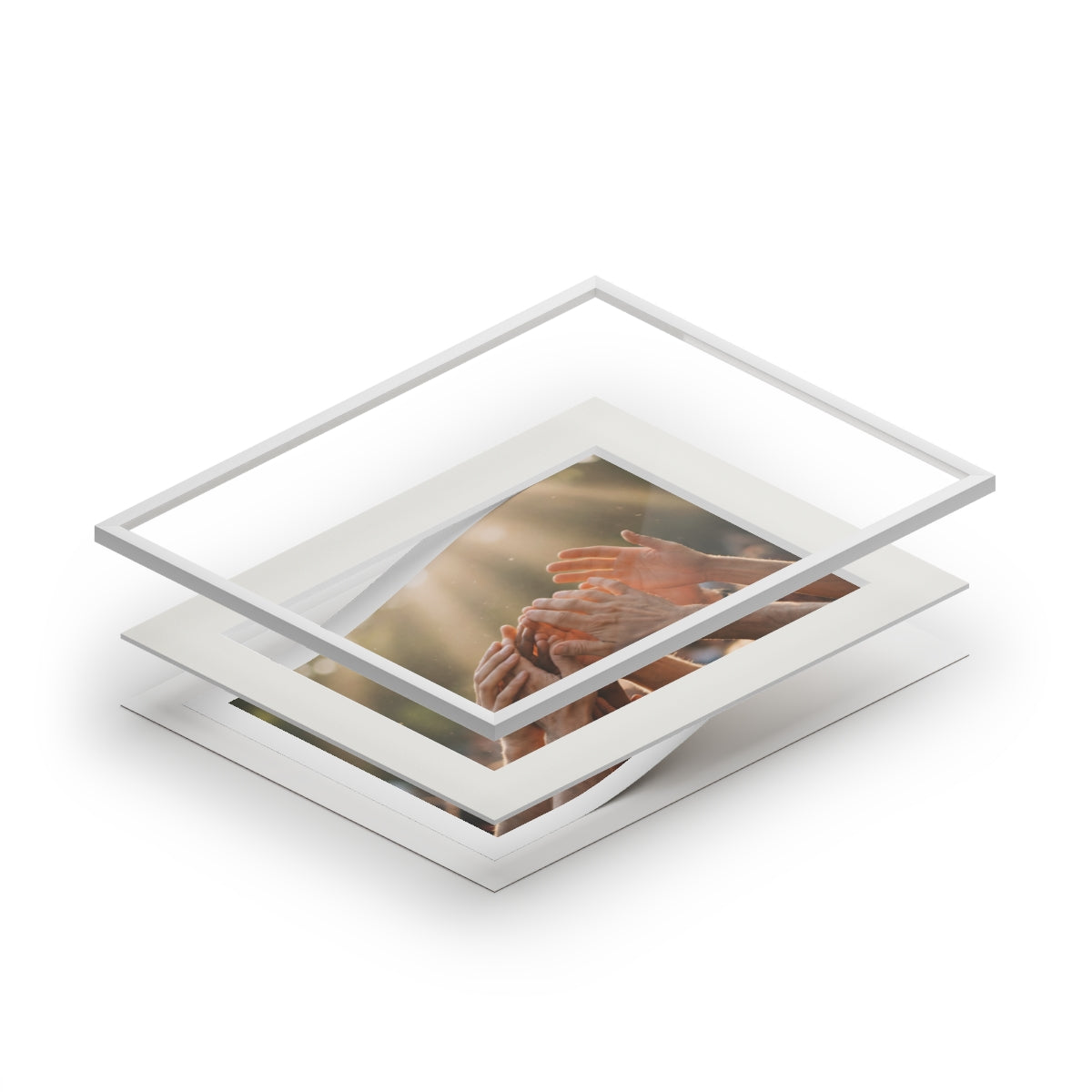Fine Art Prints - Golden Rays of Unity Wall Art (14×11 &......