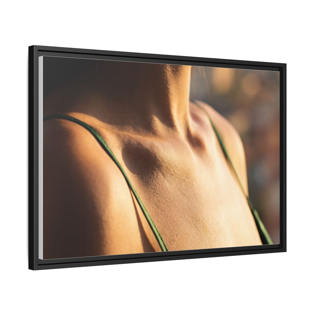 Matte Canvas Framed - Golden Hour Portrait — Black / 1.25"