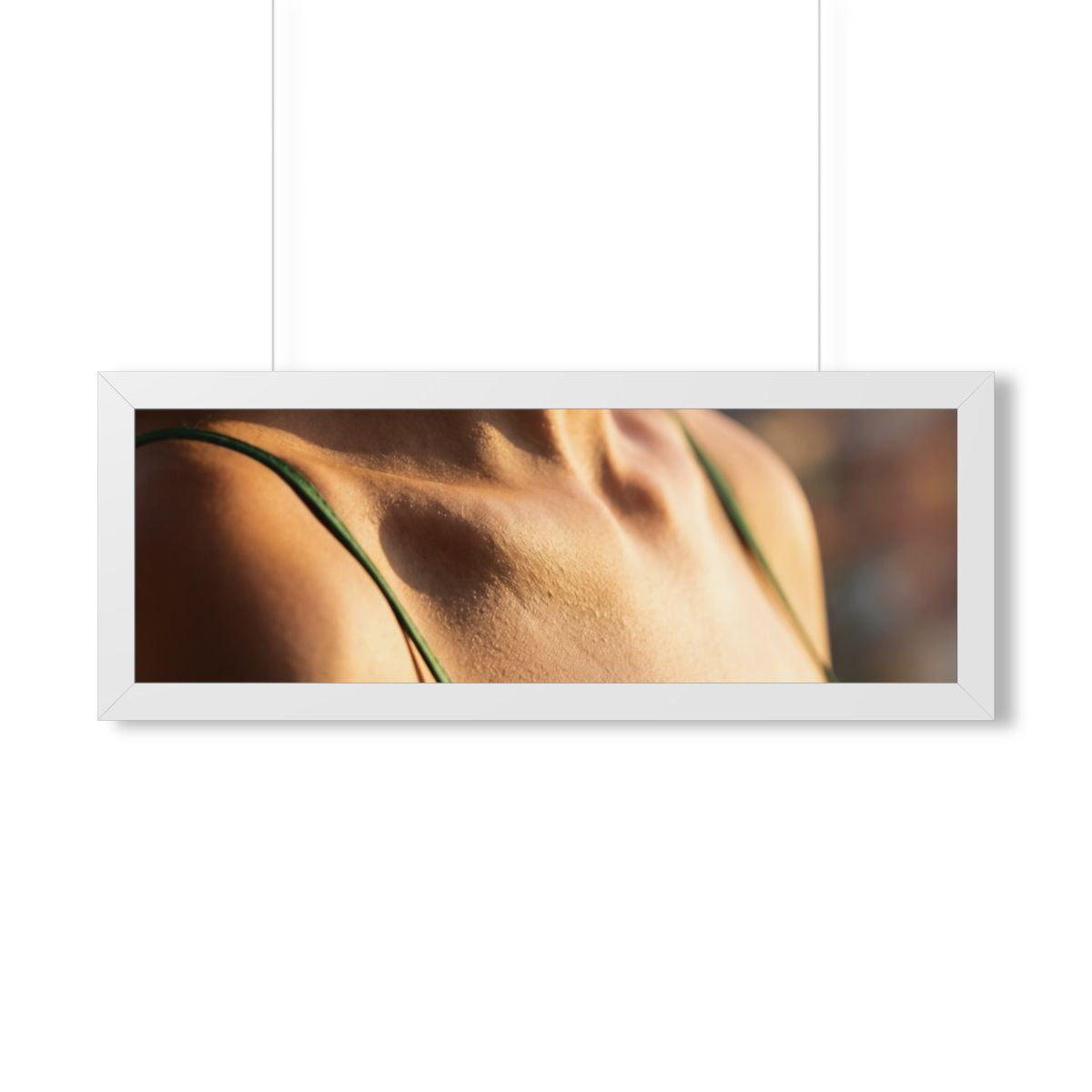 Framed Horizontal Poster - Golden Hour Glow - Minimalist......