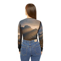 Women's Long Sleeve V-neck Shirt - Mystic Monolith Ancient...