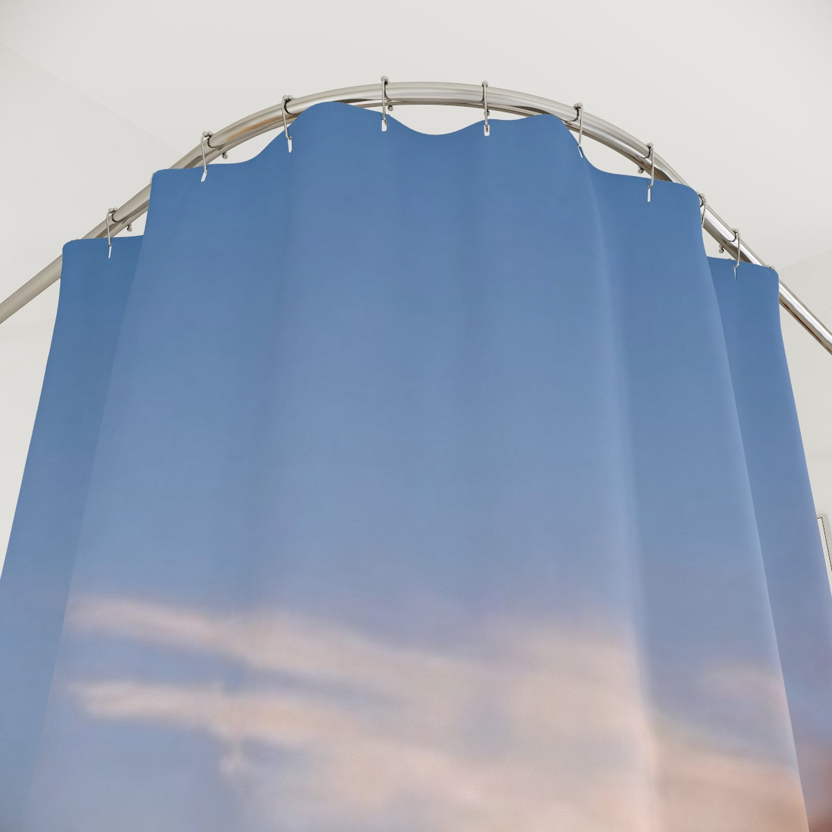 Shower Curtain - Golden Mountain Trail | Echovira Gallery