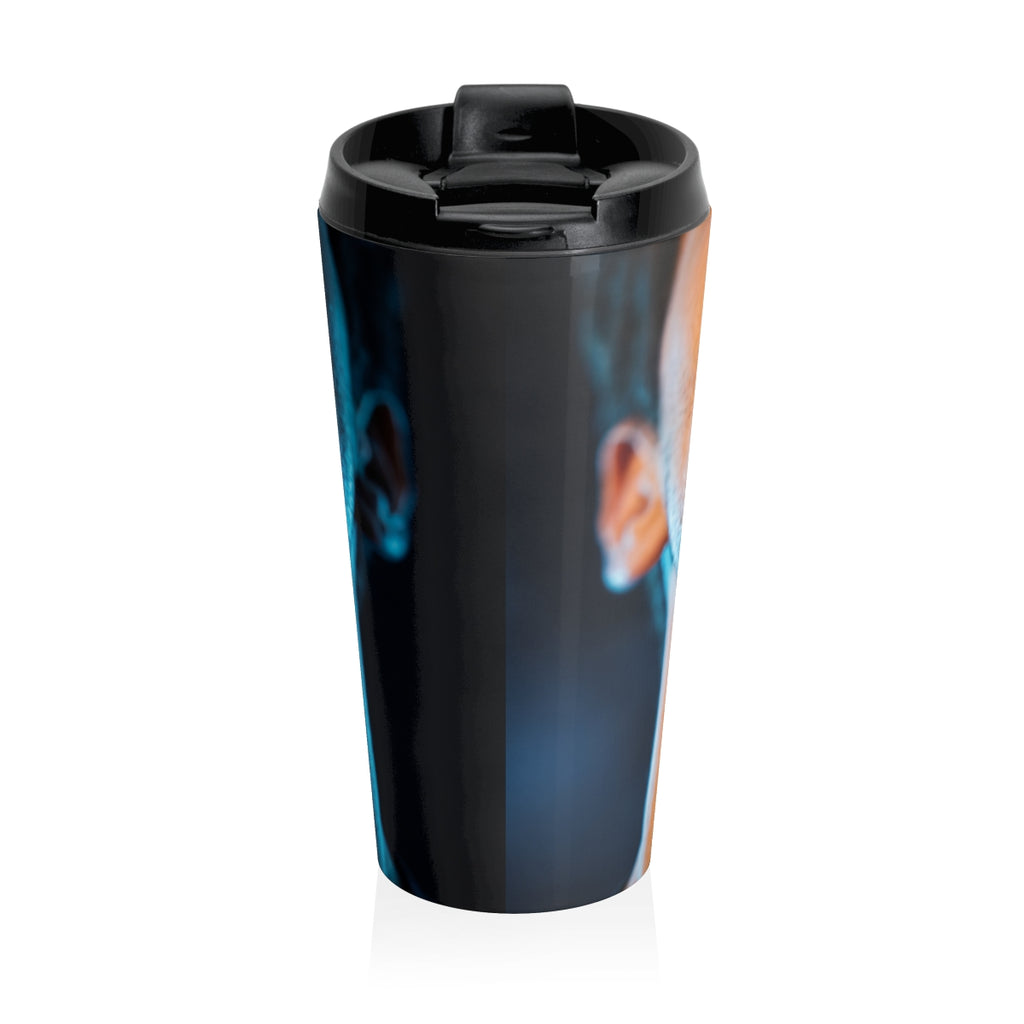 Stainless Steel Travel Mug - Neon Commute