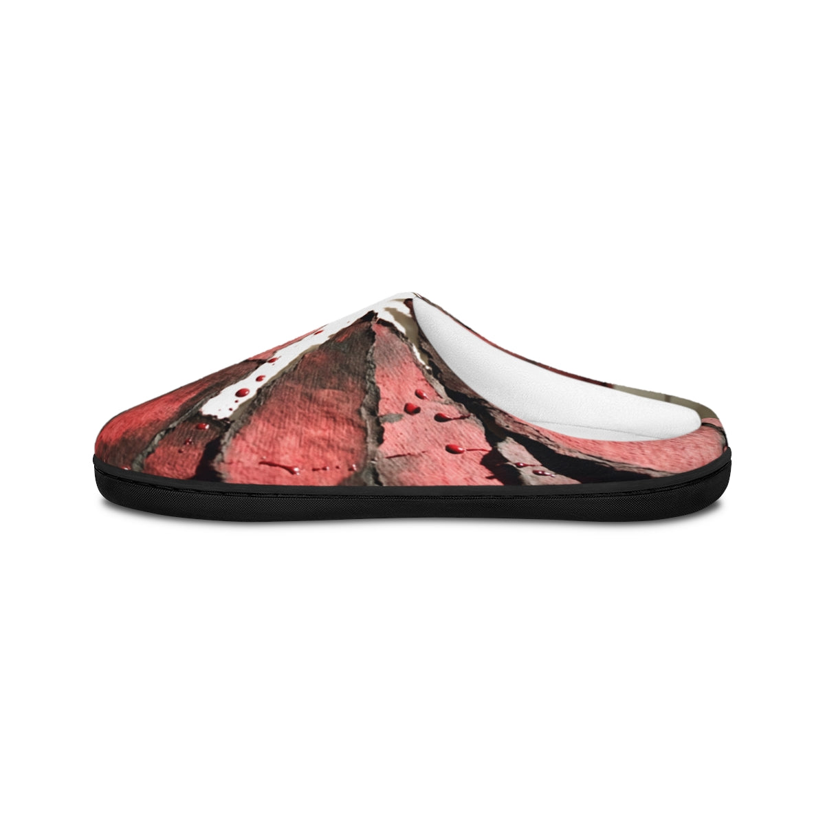 Crimson Abstract Women's Indoor Slippers