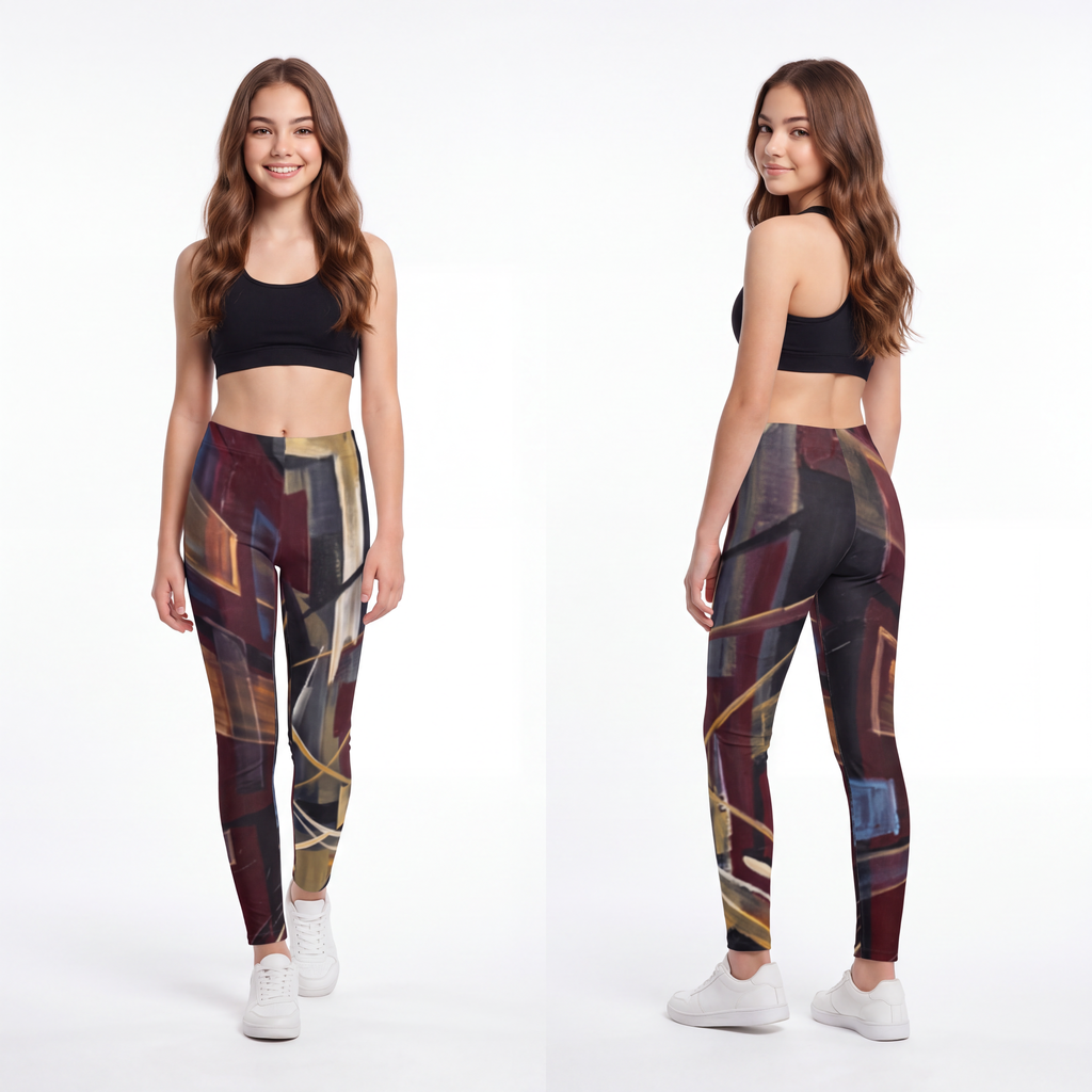 Youth Leggings - Urban Perspective | Echovira Gallery