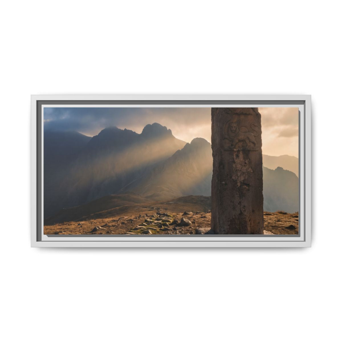 Framed Matte Canvas - Sun Peak