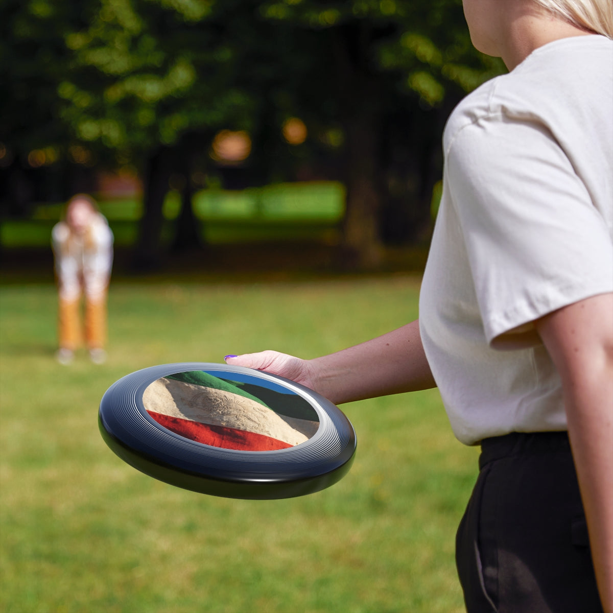 Wham-O Frisbee - Vintage Flag