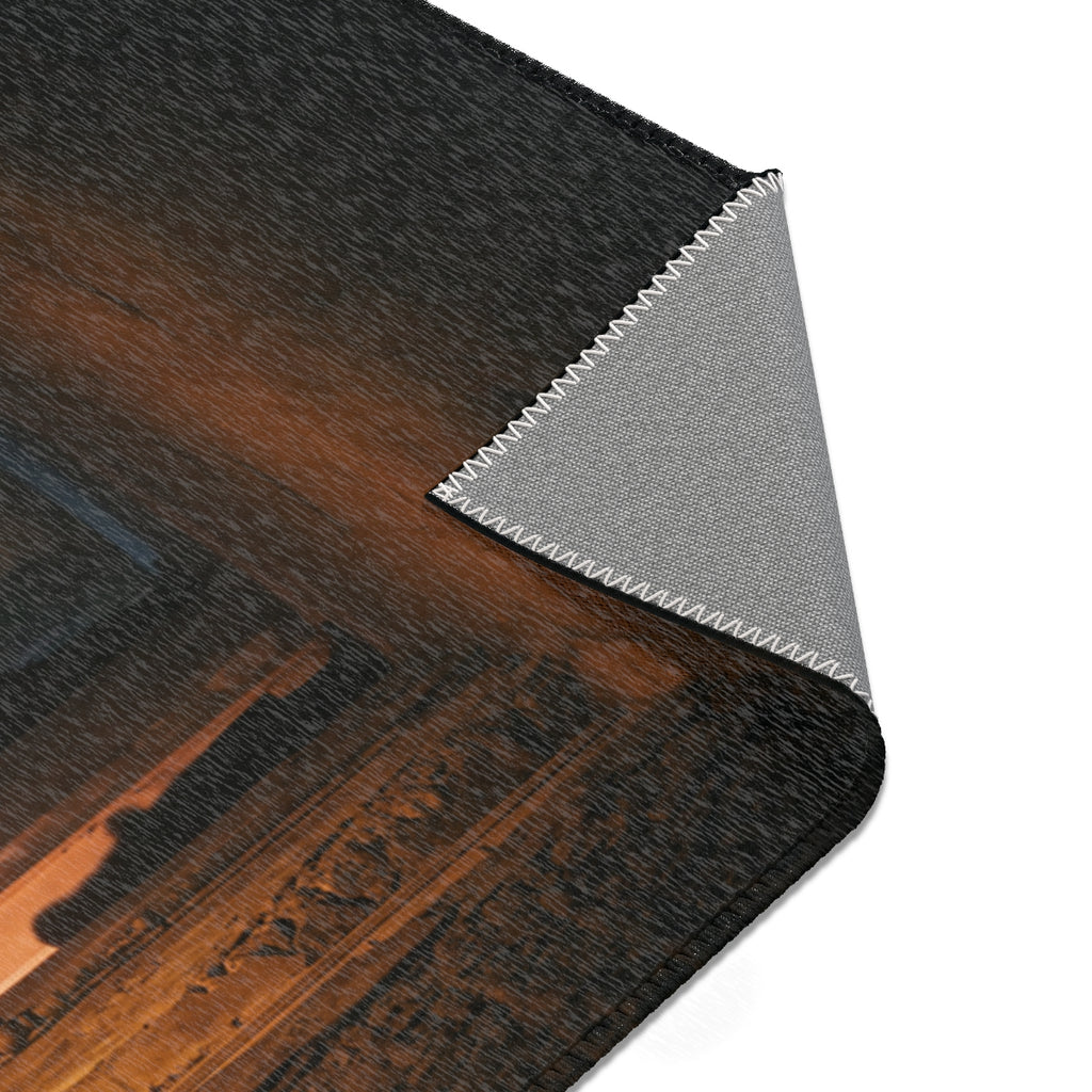 Area Rug - Midnight Alley Cozy Walkway | Echovira Gallery