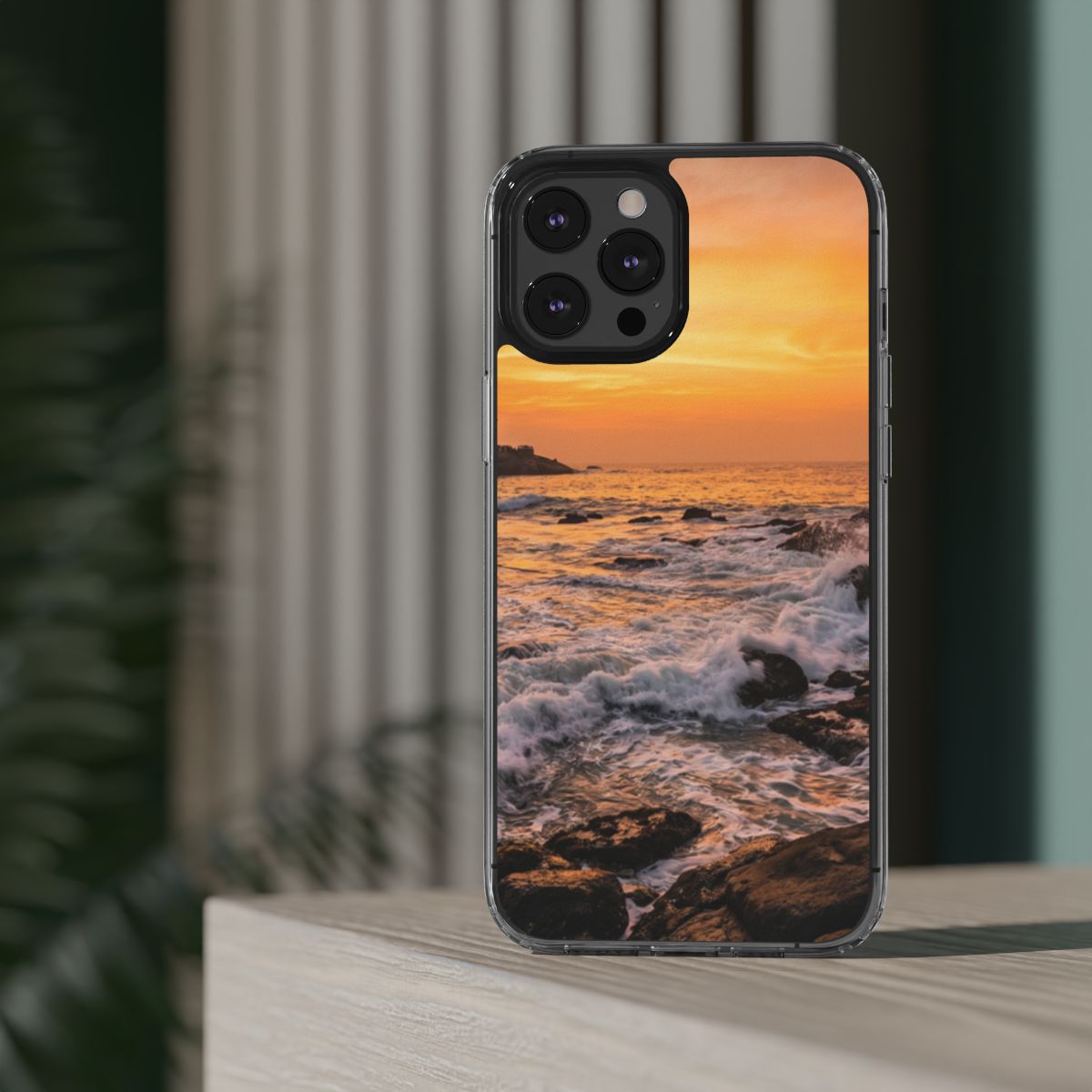 Clear Impact-Resistant Cases - Clear Phone Case - Golden...