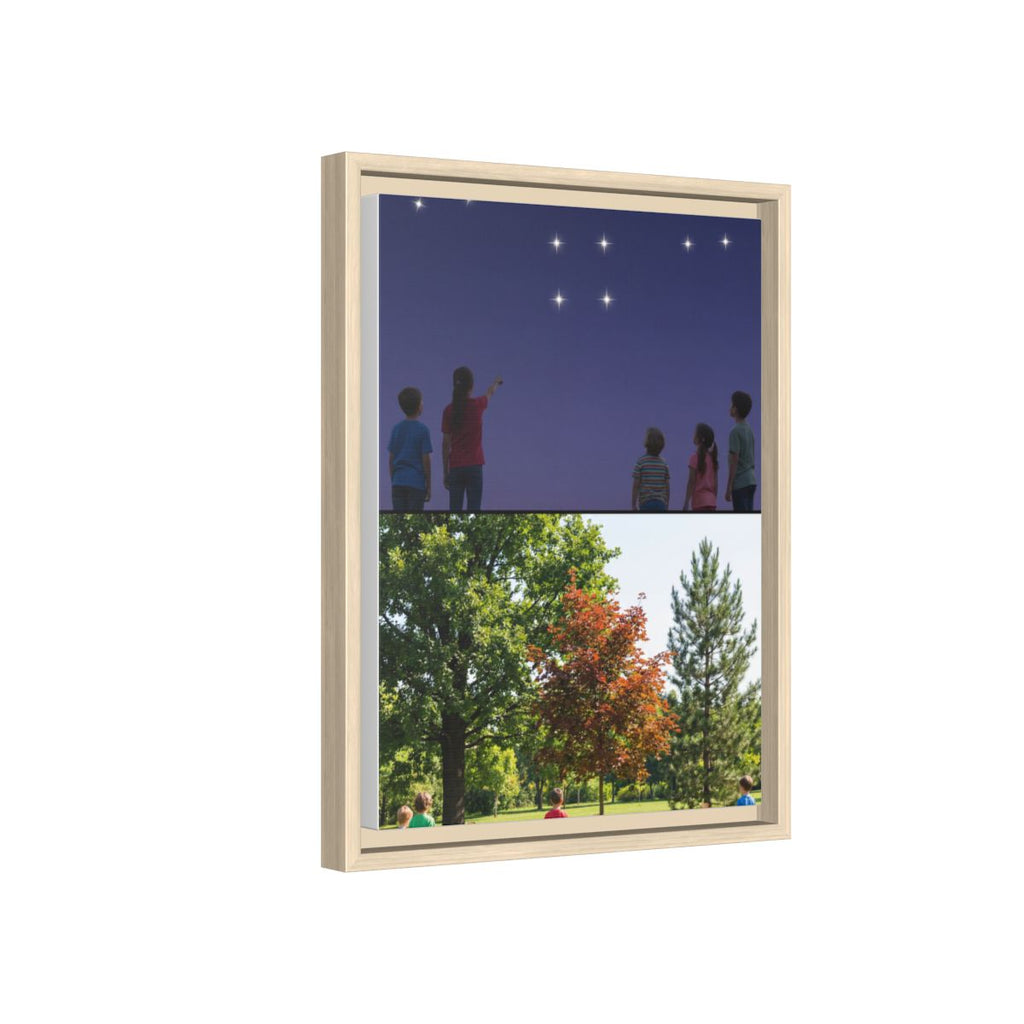 Framed Matte Canvas - Discovery — Natural / 1.25"