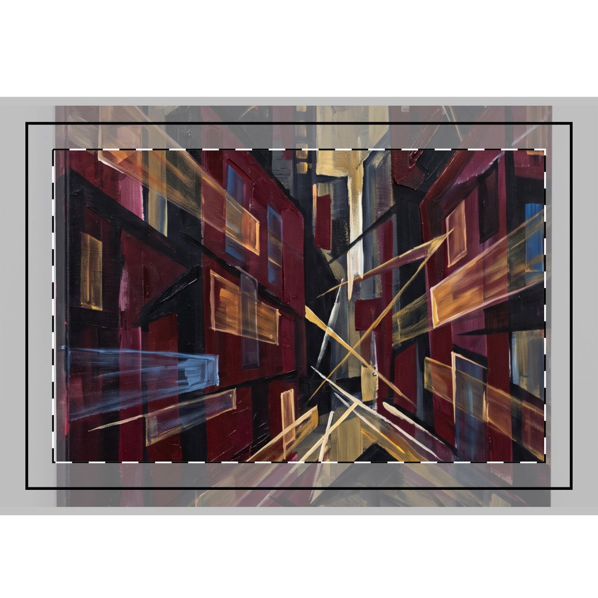 Hand Flag - Urban Perspective (1 & 5 pcs) | Echovira Gallery