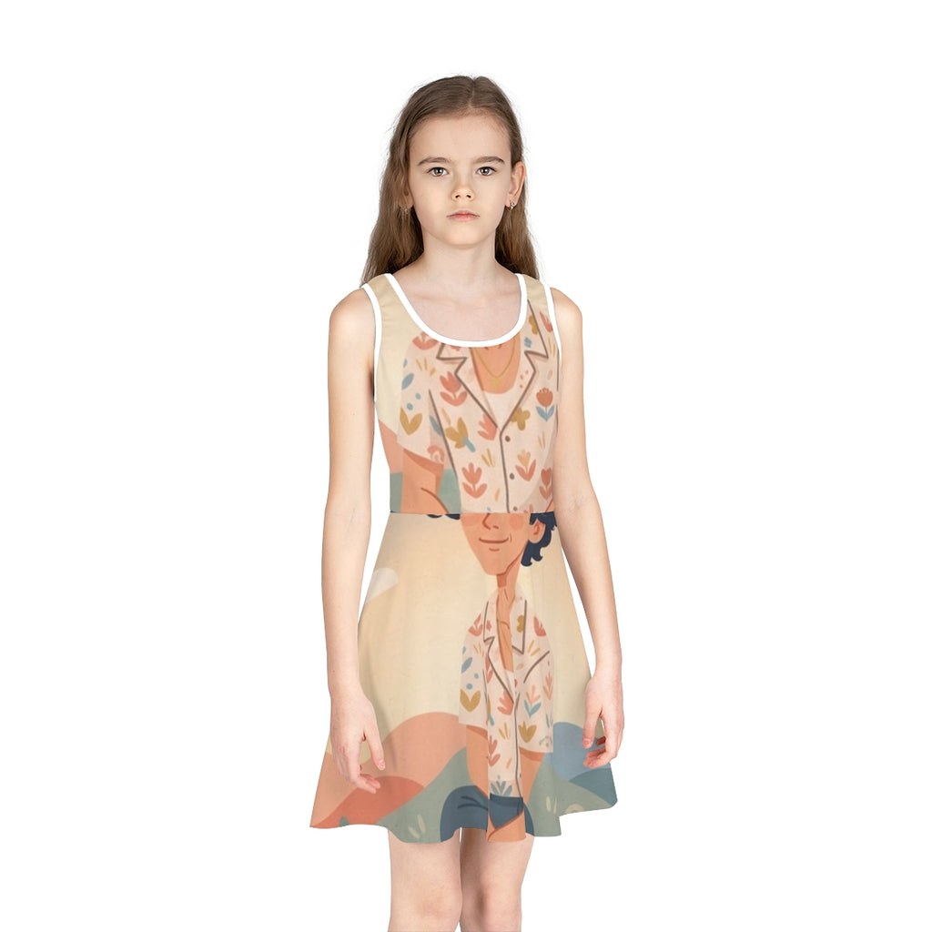 Girls' Sleeveless Sundress - Rainbow Dream | Echovira...