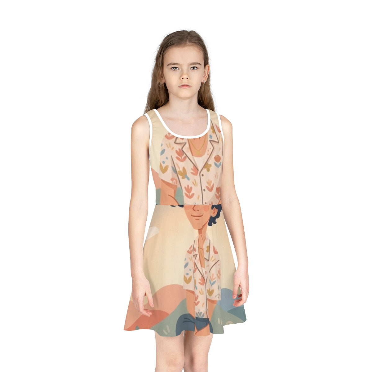 Girls' Sleeveless Sundress - Rainbow Dream | Echovira...