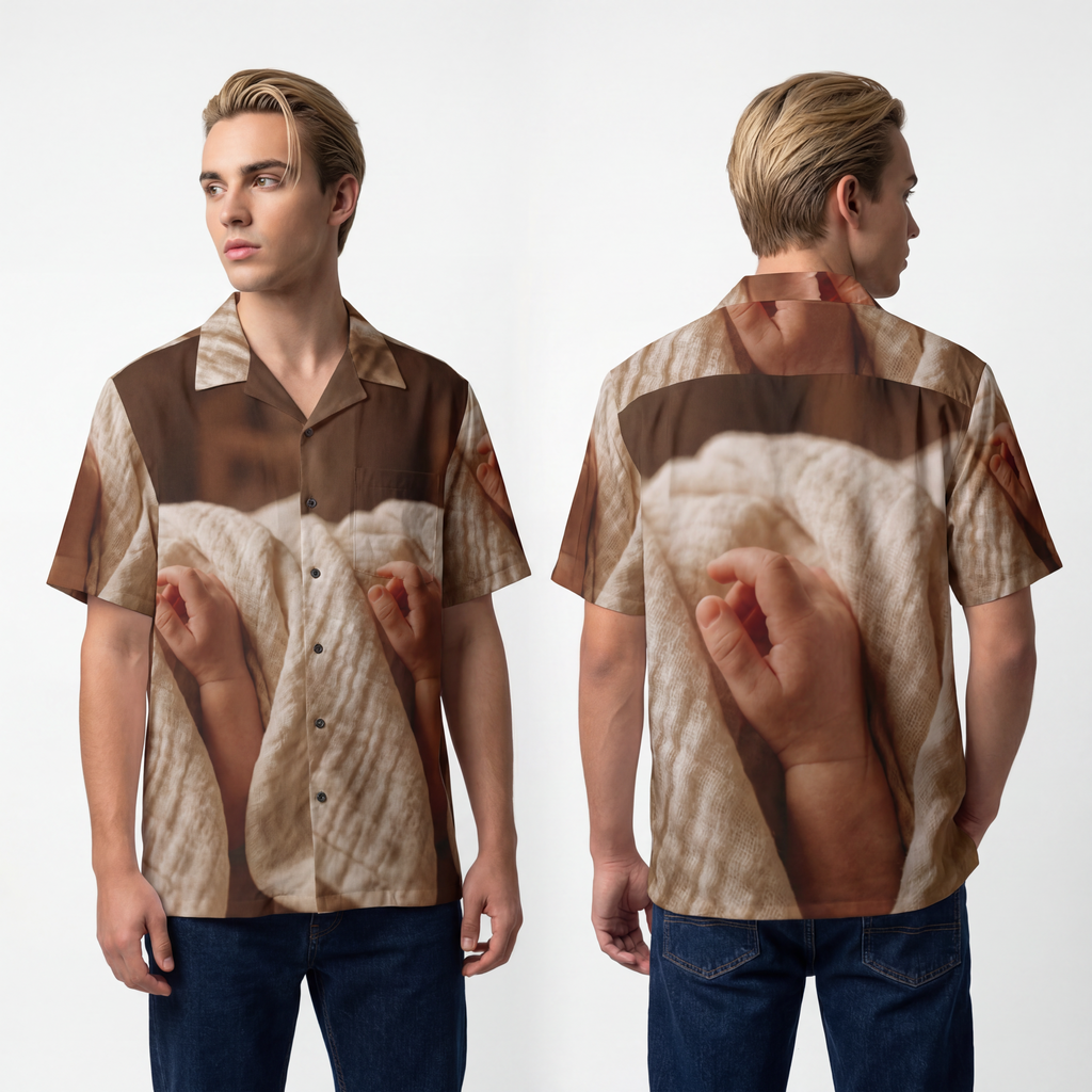 Men's Hawaiian Shirt - Gentle Vacation Vibe