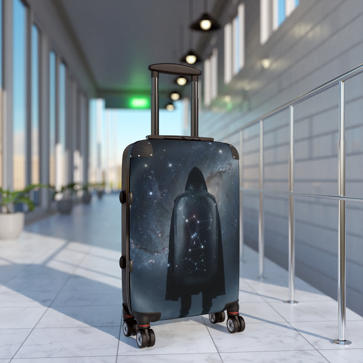 Suitcase - Cosmic Orion Starry Journey | Echovira Gallery