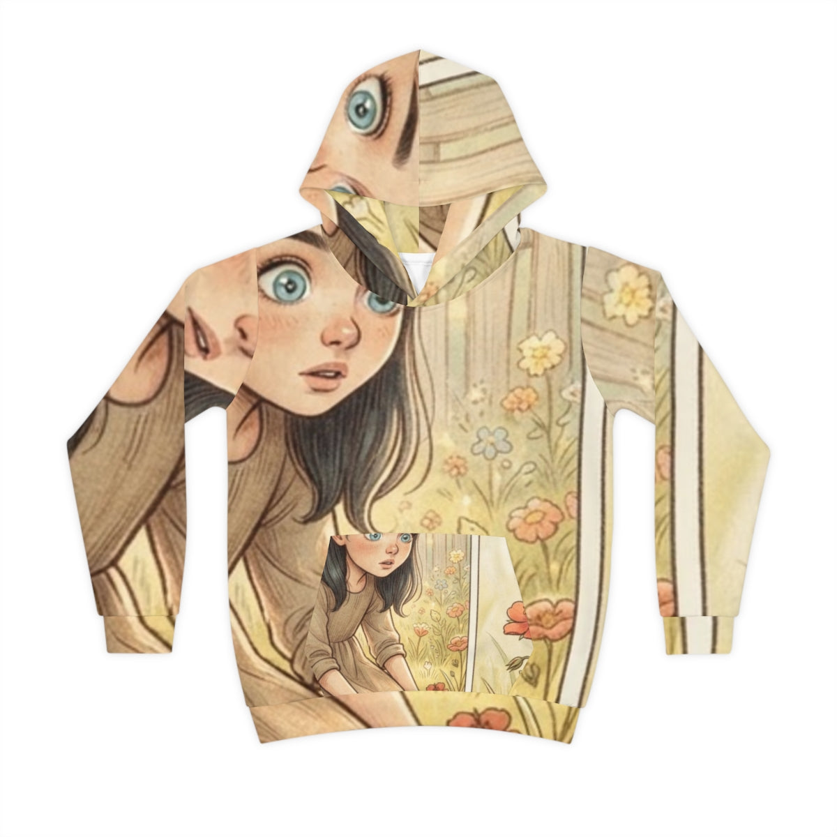 Children's Hoodie - Garden Discovery | Echovira Gallery