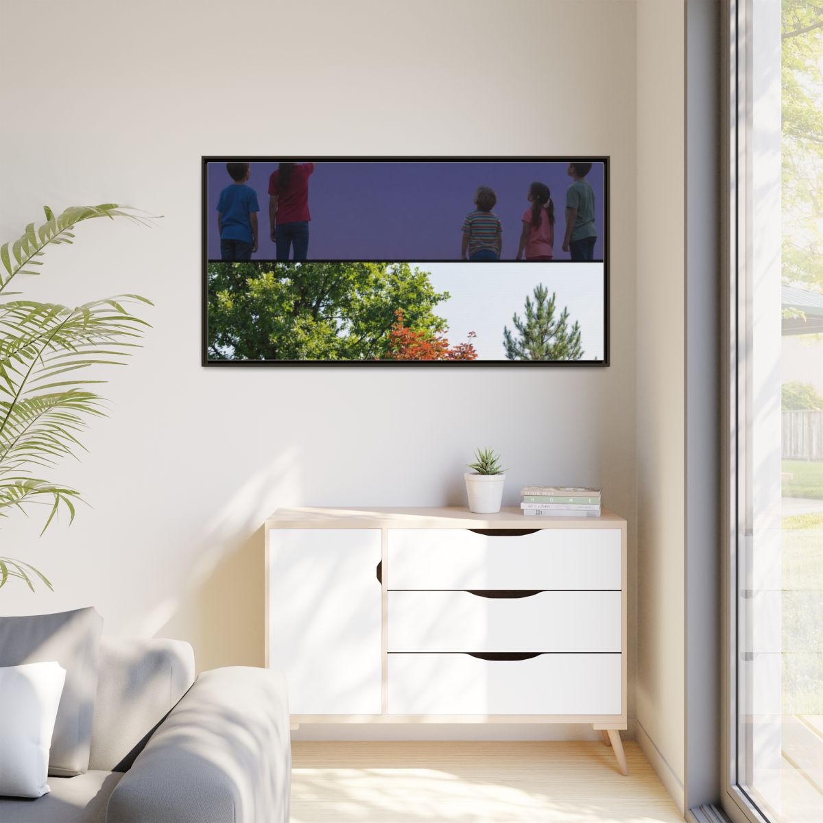 Matte Canvas, Framed - Stardust & Forest Discovery —... |...
