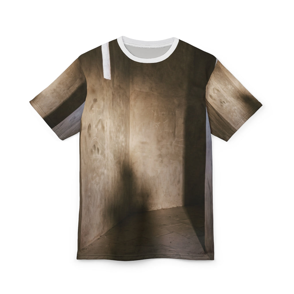 Men's Unisex Cut & Sew Tee - Shadows of the Citadel moody......