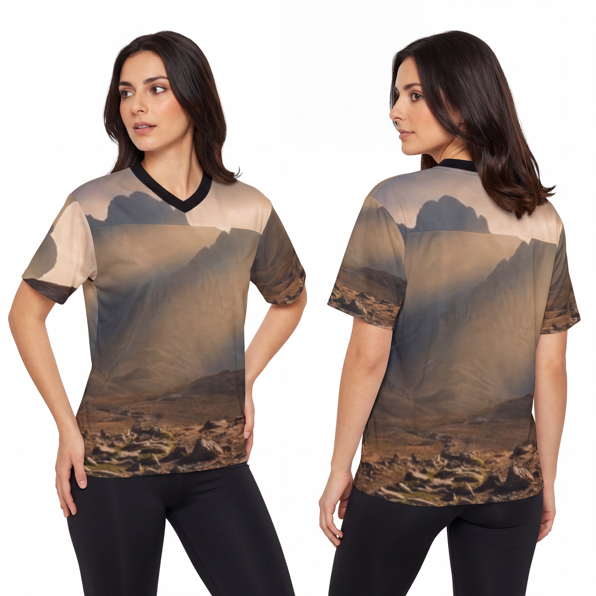 Unisex Football Jersey - Mystic Monolith Ancient Persian......
