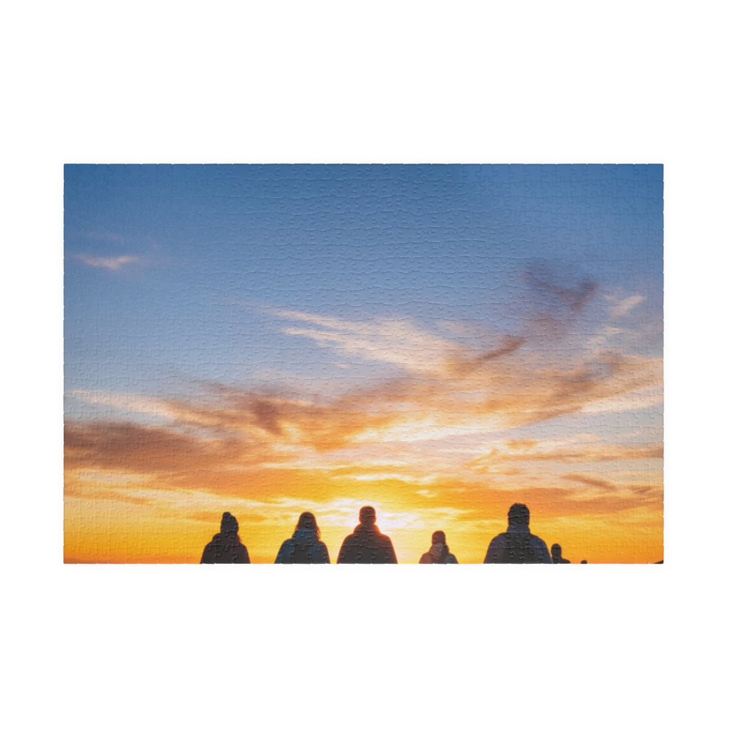 Puzzle - Golden Hiker Dawn