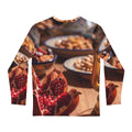 Men's Long Sleeve Shirt - Amber Feast | Echovira Gallery