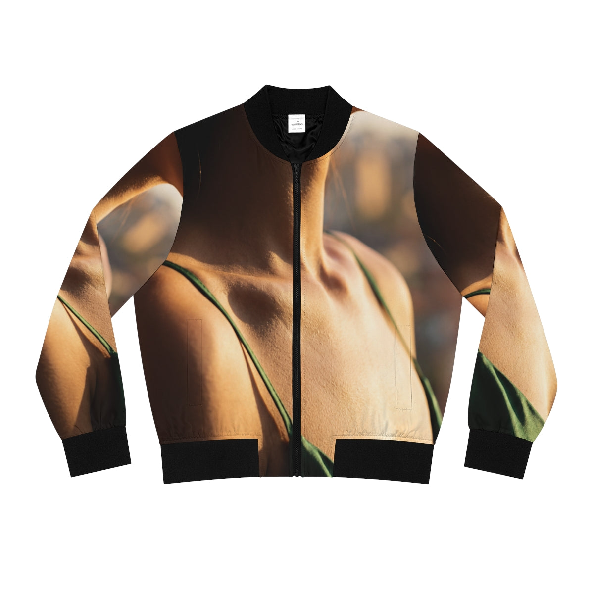 Women's Bomber Jacket - Emerald Muse