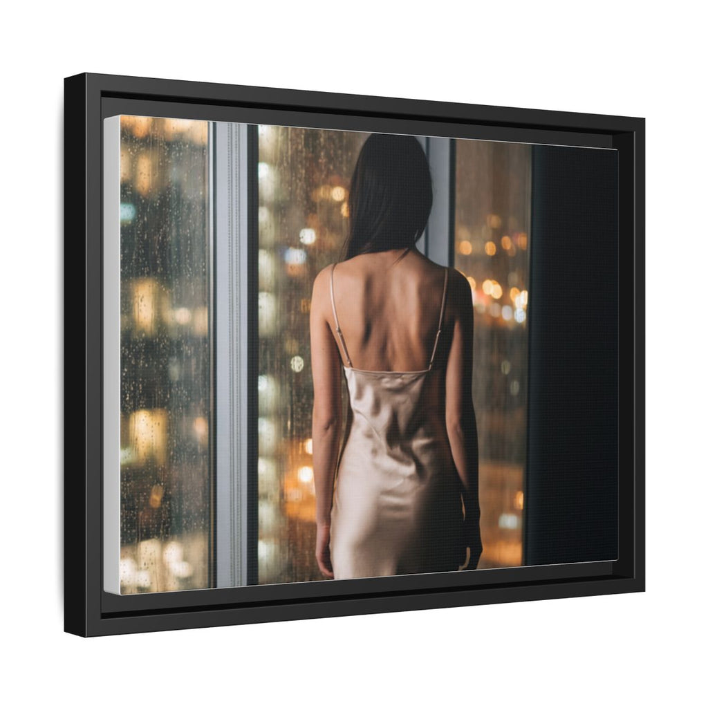 Framed Matte Canvas - Cinematic Nights — Black / 1.25"