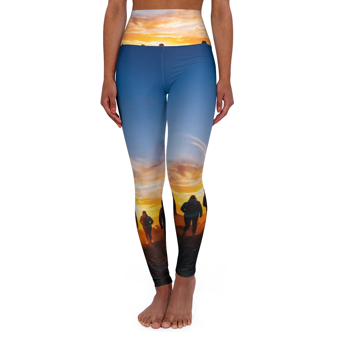 Yoga Leggings - Sunset Horizon