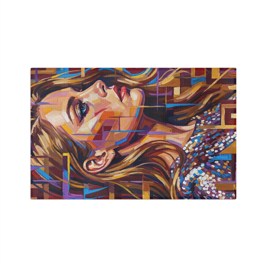 Microfiber Tea Towel - Shattered Elegance | Echovira Gallery